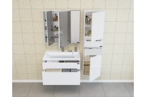 Мебель для ванной СанТа Лондон 80 подвесная - 2