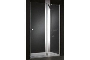 Душевая дверь Cezares Elena 100 хром стекло рифленое - 3