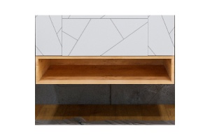 Ниша для тумбы Бриклаер Кристалл 100 дуб бунратти (4627125415869)