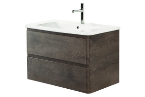 Тумба с раковиной BelBagno Albano 80 темное дерево не - 2