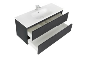 Тумба под раковину Cezares Duet 120х50 Grafito (DUET-1200-2C-SO-GR-P) - 3