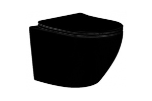 Унитаз подвесной Aquatek Европа 52.5 черный с сиденьем микролифт (AQ1901-MB)