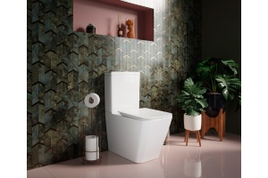 Чаша для унитаза-компакта Ceramica Nova Cubic CN1803-B - 2