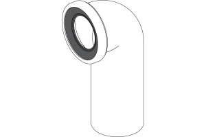 Отвод AlcaPlast A90-90 - 2