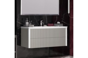 Тумба под раковину Opadiris Рубинно 120 серый