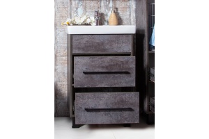 Тумба для комплекта Бриклаер Чили 60 цемент - 3