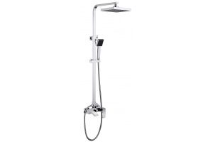 Душевая стойка ABBER Wasserfall с изливом, хром (AF8616)