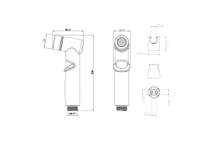 Комплект аксессуаров Lemark LM8088C для биде, хром - 2