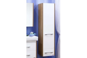 Шкаф-пенал Sanflor Ларго 2 вяз швейцарский, белый R - 2