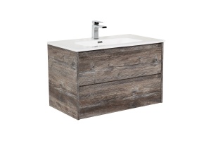 Комплект мебели BelBagno Kraft 90 темное дерево - 3