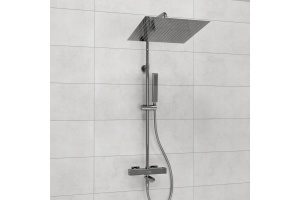 Душевая система WasserKraft 40 с термостатом хром - 2