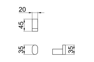 Крючок Webert Living (LV500401015) - 2