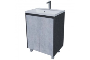 Тумба под раковину Stella Polar Кибэла 80 серый