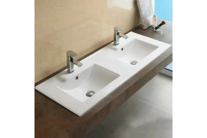 Раковина мебельная Sanvit 120 двойная белый - 2