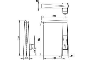 Смеситель Bravat Iceberg F776110C-2 для кухонной мойки - 2