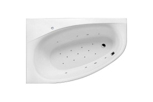 Акриловая ванна Excellent Kameleon 170x110 белая левая с гидромассажем