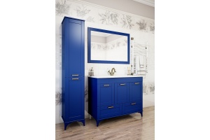 Мебель для ванной Sanflor Ванесса 105 напольная, индиго - 2