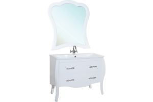 Зеркало Bellezza Грация 80 белое - 2