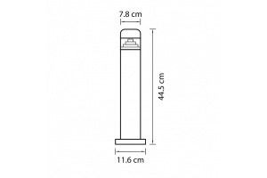 Уличный светодиодный светильник Lightstar Raggio 376907 - 2