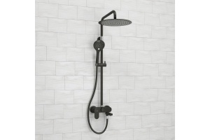 Душевая система WasserKraft 30 черный матовый - 2