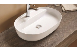 Раковина накладная Ceramalux N 50 белый (78325XS)