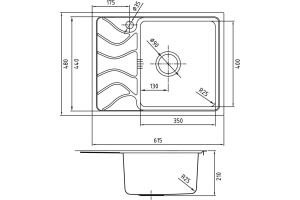 Мойка кухонная Iddis Reeva REE61SRi77 - 2
