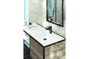 Смеситель для раковины Kludi Pure&Style 402903975 черный матовый - 3