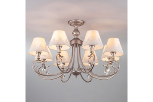 Люстра на штанге Eurosvet Incanto 60069/8 серебро - 2