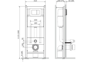Система инсталляции для унитазов AM.PM I01270351N - 2