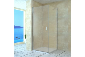 Душевая стенка RGW Z-14 100х195 профиль хром стекло прозрачное - 2