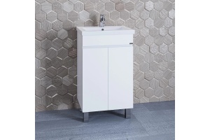 Тумба под раковину напольная Санта Марс 50 белый - 3
