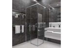 Душевой уголок Veconi Rovigo 90x90, хром (RV47-90-01-C4) - 2