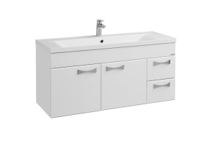 Тумба с раковиной Aquaton Диор 120 белый