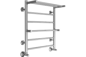 Водяной полотенцесушитель Terminus Анкона П6 500x600 с полкой Хром - 2