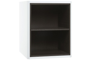 Модуль для тумбы Aquaton Брук 40 белый-темное дерево