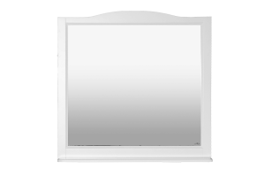 Лувр  -105 Зеркало в раме, белое