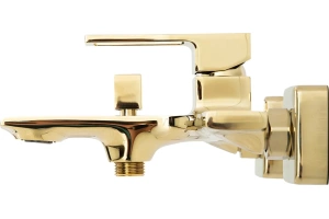 Смеситель для ванны с душем BelBagno Luce золото (LUC-VAS-ORO) - 2