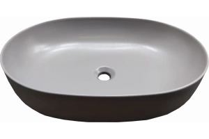 Раковина накладная Kerasan Nolita 60 серый матовый (534389) - 2