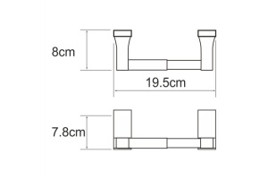Lopau K-6022 Держатель туалетной бумаги - 3