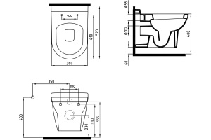 Унитаз подвесной Bien Orion - 3