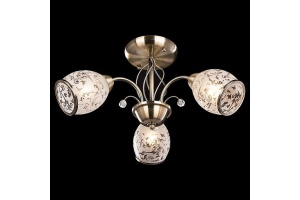 Люстра на штанге Eurosvet Gabriella 30026/3 античная бронза