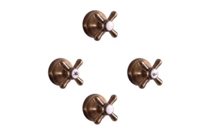 Смеситель для ванны с душем Rav Slezak Morava retro бронза