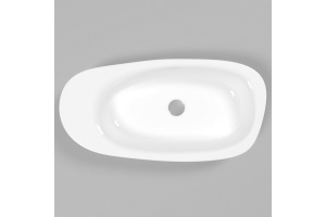 Раковина накладная Whitecross Moonstone F 70х35 белая глянцевая - 2