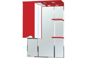 Зеркало-шкаф Bellezza Эйфория 80 L красный