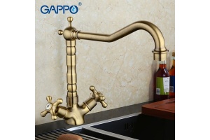 Смеситель для кухни Gappo бронзовый - 2