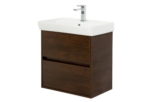 Тумба с раковиной BelBagno Neon 50 темное дерево - 2