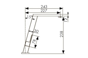 Смеситель для кухонной мойки  KAISER Vico (30144) - 2