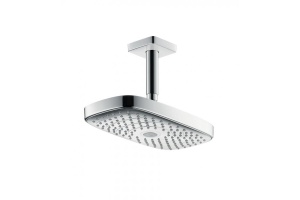 Верхний душ 9 л/мин с потолочным подсоединением Hansgrohe 300 2jet EcoSmart 26608000, хром