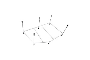 W80A-170L110W-R Like, каркас 170х110 см, левосторонний, шт