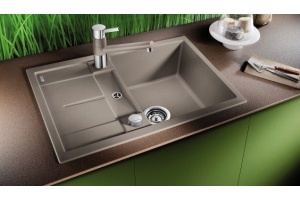 Смеситель для кухонной мойки Blanco Tivo бежевый, хром (517619) - 3